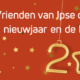 Banner met nieuwjaarsboodschap: 'Gelukkig nieuwjaar en de beste wensen voor 2024!'